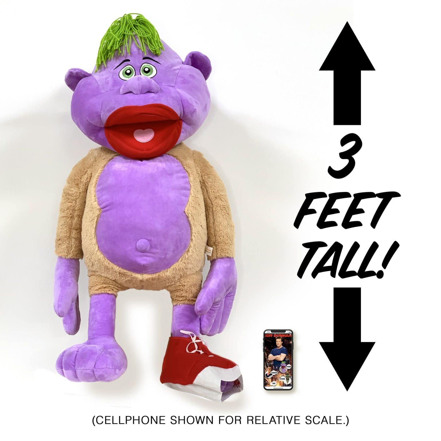 jeff dunham peanut stuffed toy