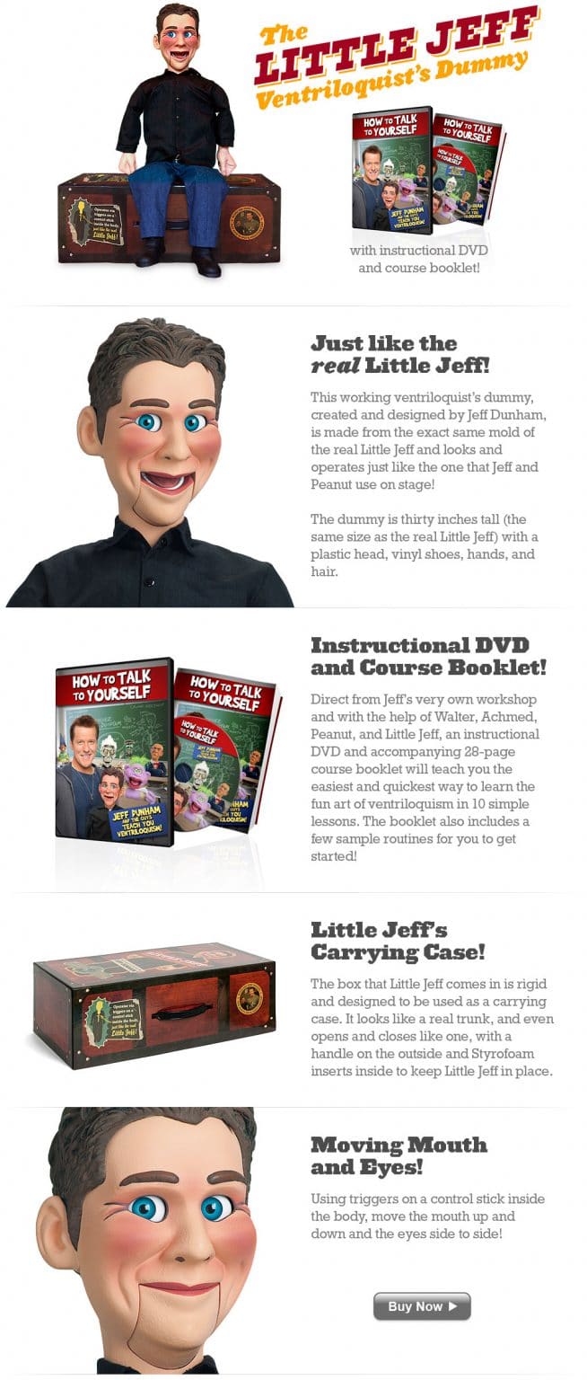 jeff dunham little jeff ventriloquist doll